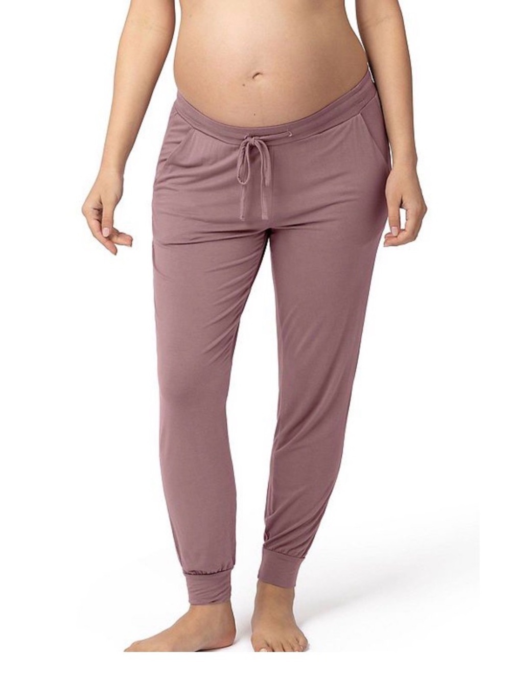 Kindred Bravely Maternity Jogger Pants XS Mauve Pink Soft Lounge Wear Pregnancy